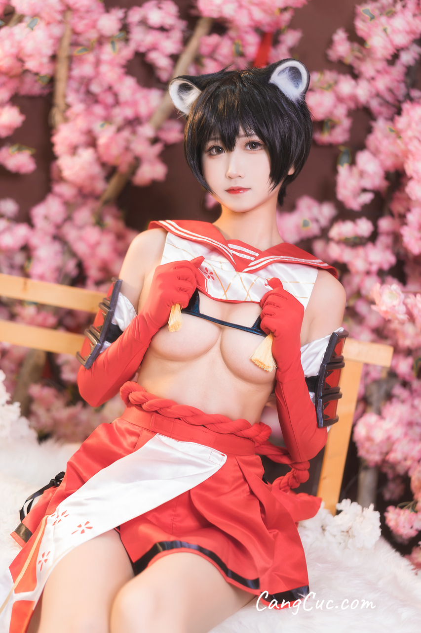 Coser@三度_69 – 蔚蓝档案 春日椿